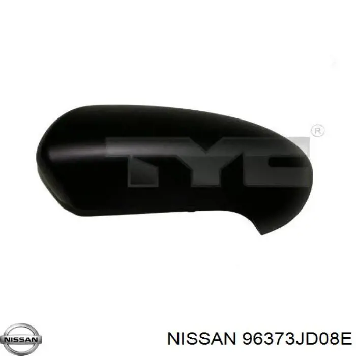 Placa sobreposta (tampa) do espelho de retrovisão direito Nissan/Infiniti 96373JD08E preço, a partir de 14,11 USD
