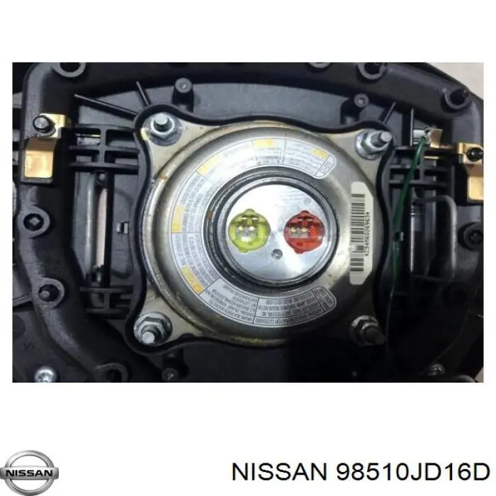 98510JD16D Nissan/Infiniti Cinto de segurança (AIRBAG) de condutor