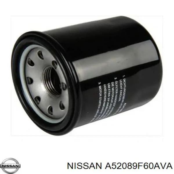 A52089F60AVA Nissan/Infiniti Filtro de óleo