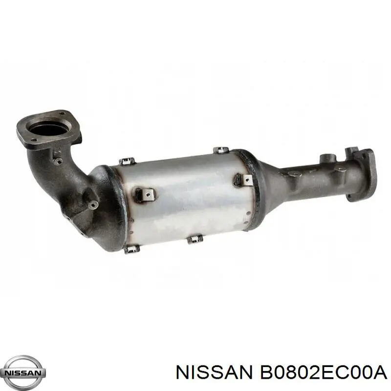 B0802EC00A Nissan/Infiniti Filtro de partículas do sistema dos gases de escape
