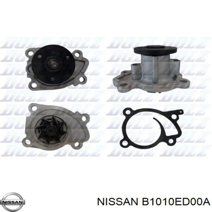 B1010ED00A Nissan/Infiniti Bomba de água (bomba) de esfriamento