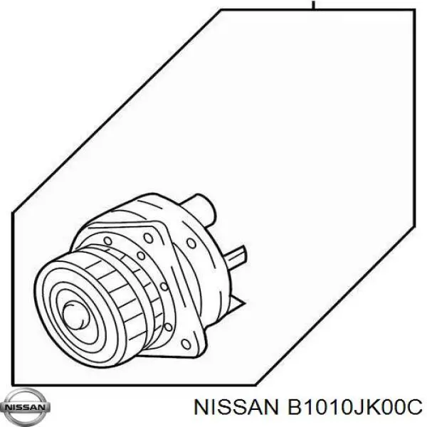 B1010JK00C Nissan/Infiniti Bomba de água (bomba) de esfriamento