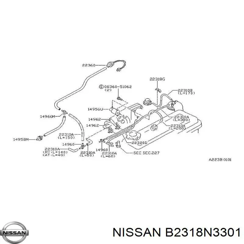  Nissan/Infiniti B2318N3301 preço, a partir de 160,57 USD