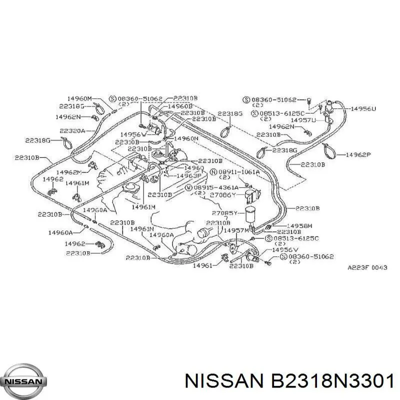 Compre B2318N3301 Nissan/Infiniti 