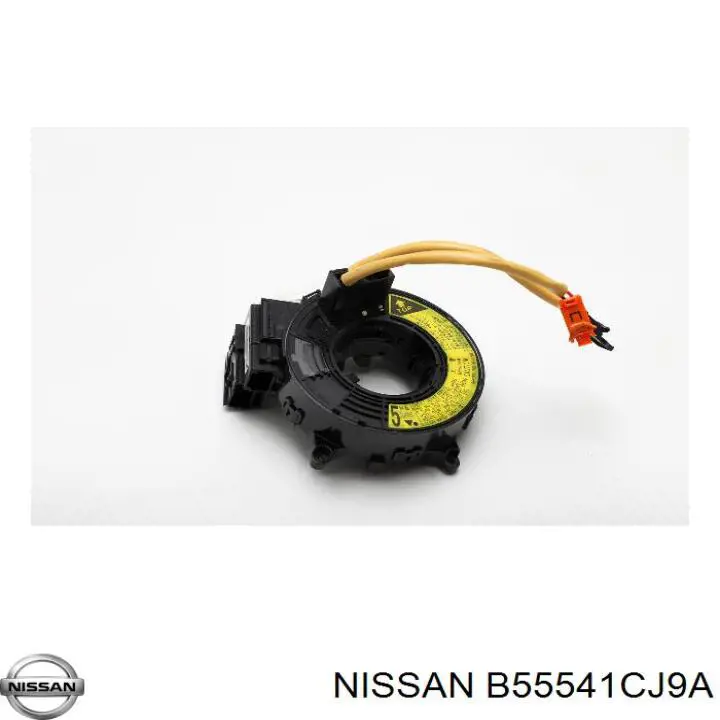 Anel AIRBAG de contato, cabo plano do volante Nissan/Infiniti B55541CJ9A