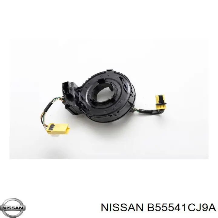 Compre B55541CJ9A Nissan/Infiniti Anel AIRBAG de contato, cabo plano do volante