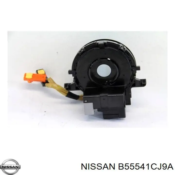 B55541CJ9A Nissan/Infiniti Anel AIRBAG de contato, cabo plano do volante
