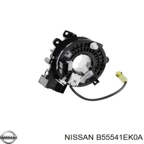 B55541EK0A Nissan/Infiniti Anel AIRBAG de contato, cabo plano do volante