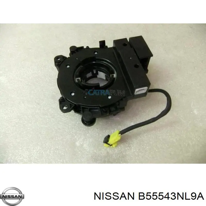 B55543NL9A Nissan/Infiniti Anel AIRBAG de contato, cabo plano do volante