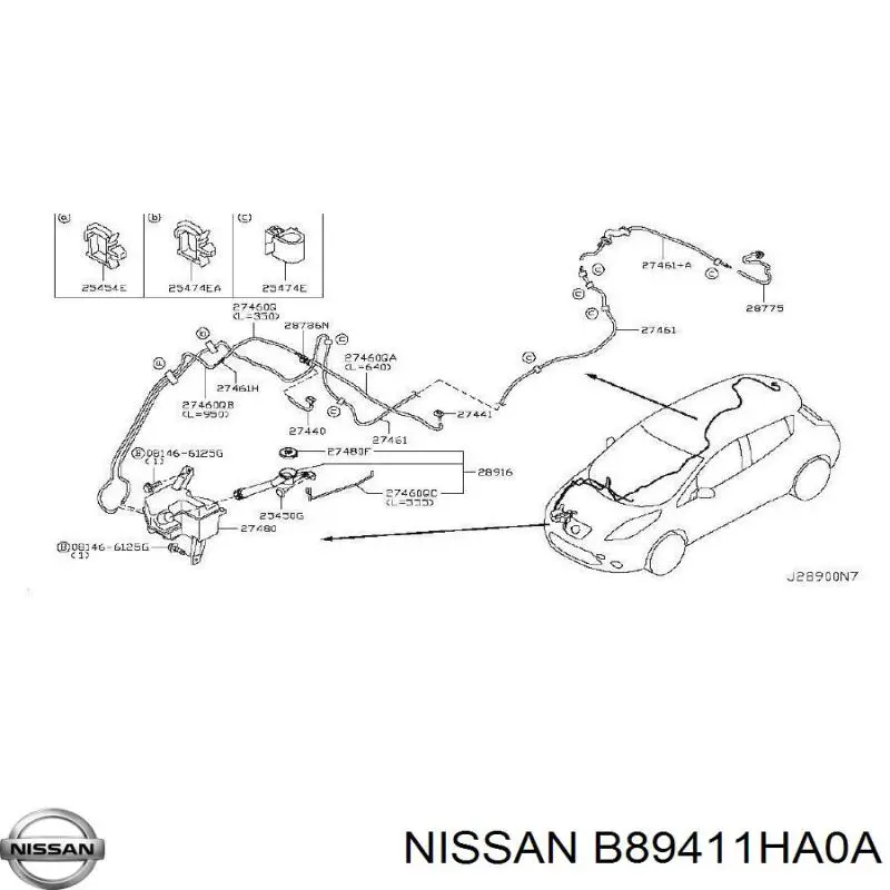 B89411HA0A Nissan/Infiniti 