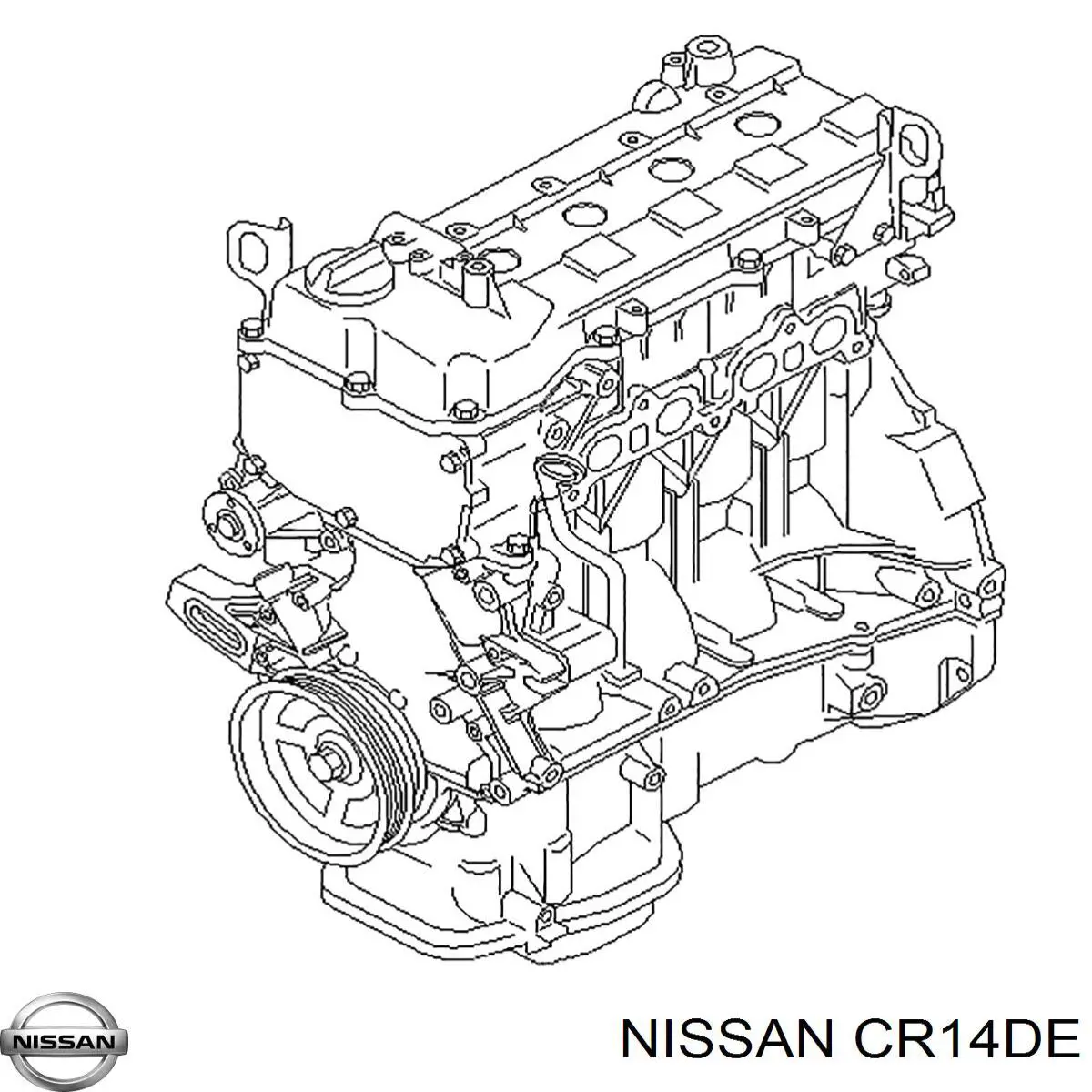 CR14DE Nissan/Infiniti Motor montado