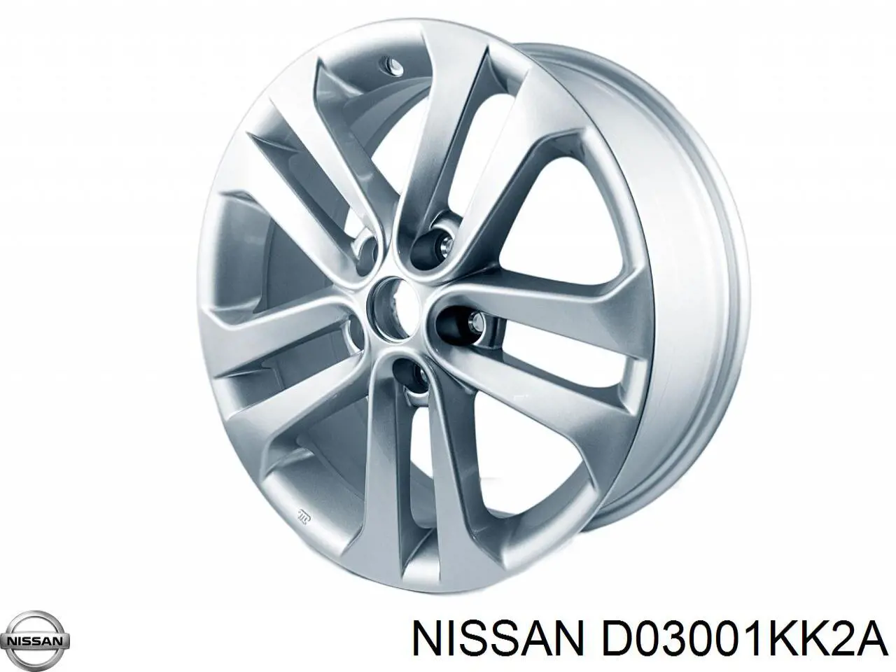 D03001KK2A Nissan/Infiniti Discos de roda de aleação ligeira (de aleação ligeira, de titânio)