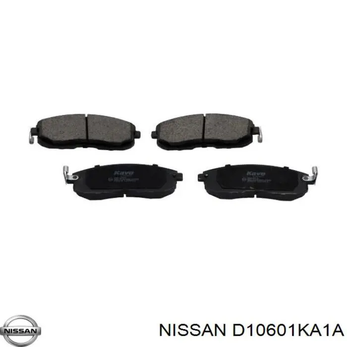 Compre D10601KA1A Nissan/Infiniti Sapatas do freio dianteiras de disco