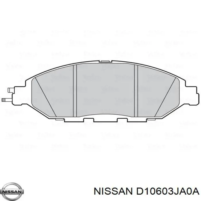 Sapatas do freio dianteiras de disco Nissan/Infiniti D10603JA0A preço, a partir de 31,32 USD