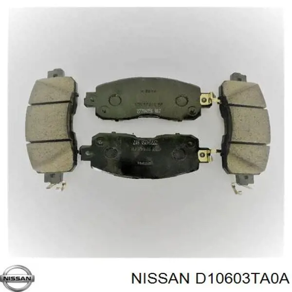 Sapatas do freio dianteiras de disco Nissan/Infiniti D10603TA0A preço, a partir de 37,28 USD