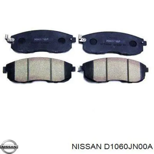 Sapatas do freio dianteiras de disco Nissan/Infiniti D1060JN00A preço, a partir de 33,79 USD