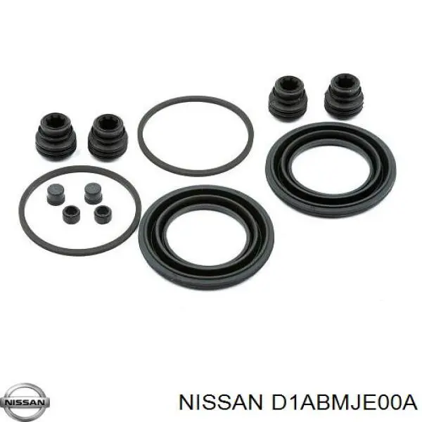 D1ABMJE00A Nissan/Infiniti Kit de reparação de suporte do freio dianteiro