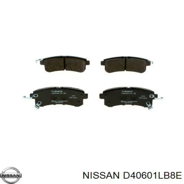 Sapatas do freio traseiras de disco D40601LB8E Nissan/Infiniti