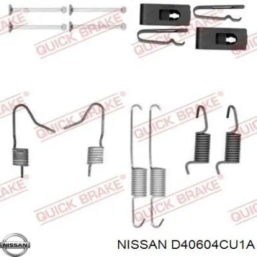 Sapatas do freio de estacionamento Nissan/Infiniti D40605TA5A preço, a partir de 64,89 USD