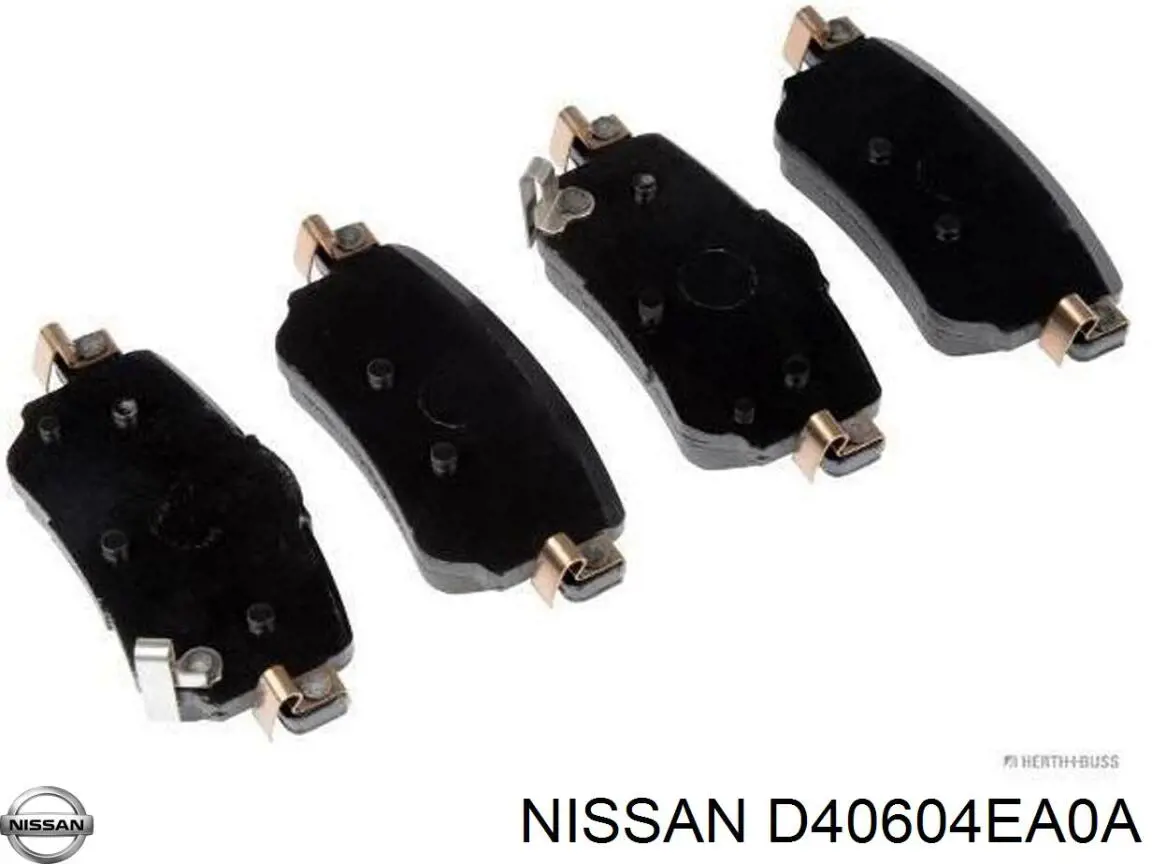Compre D40604EA0A Nissan/Infiniti Sapatas do freio traseiras de disco