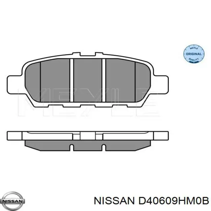 Sapatas do freio traseiras de disco Nissan/Infiniti D40609HM0B preço, a partir de 24,79 USD