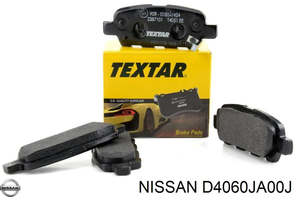 Compre D4060JA00J Nissan/Infiniti Sapatas do freio traseiras de disco