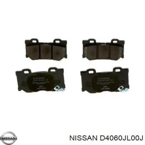Sapatas do freio traseiras de disco Nissan/Infiniti D4060JL00J preço, a partir de 43,95 USD