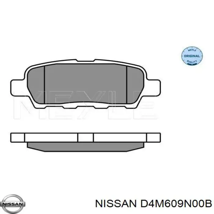 Sapatas do freio traseiras de disco Nissan/Infiniti D4M609N00B preço, a partir de 22,81 USD
