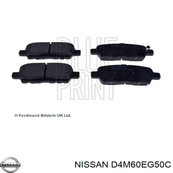 Sapatas do freio traseiras de disco Nissan/Infiniti D4M60EG50C preço, a partir de 22,90 USD