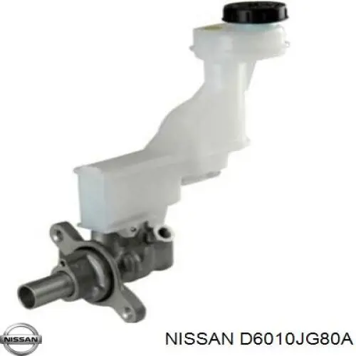 D6010JG80A Nissan/Infiniti Cilindro mestre do freio