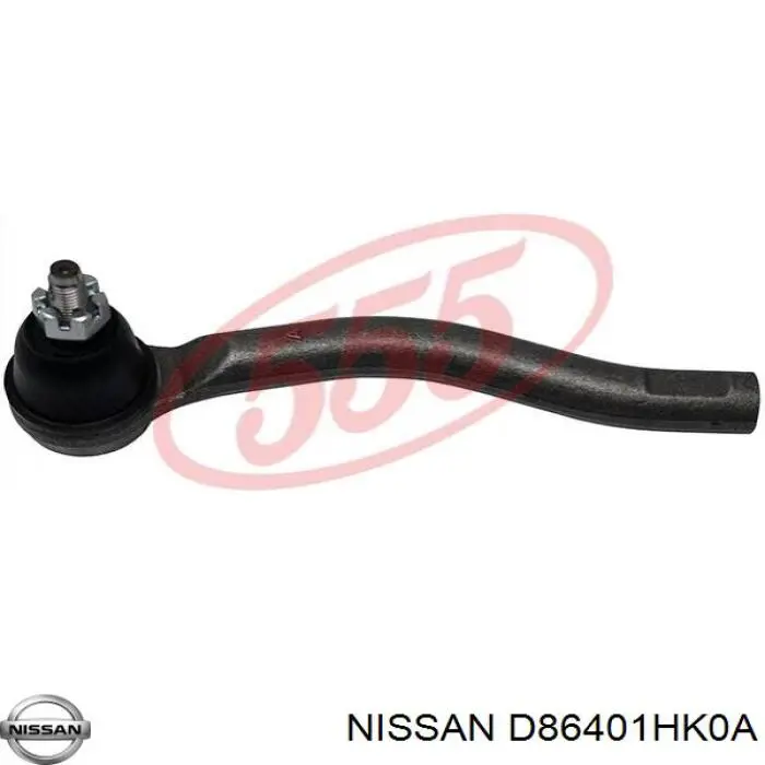 D86401HK0A Nissan/Infiniti Ponta externa da barra de direção