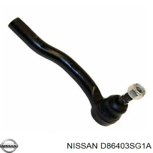 D86403SG1A Nissan/Infiniti Ponta externa da barra de direção