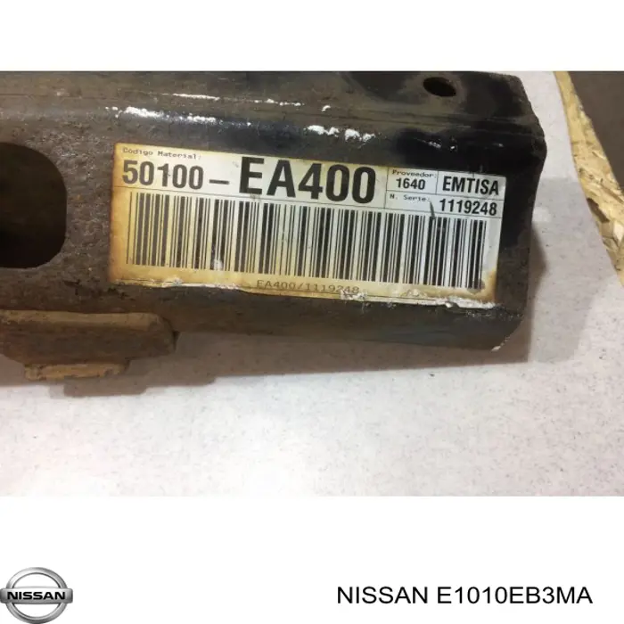 E1010EB3MA Nissan/Infiniti Reforçador do pára-choque dianteiro