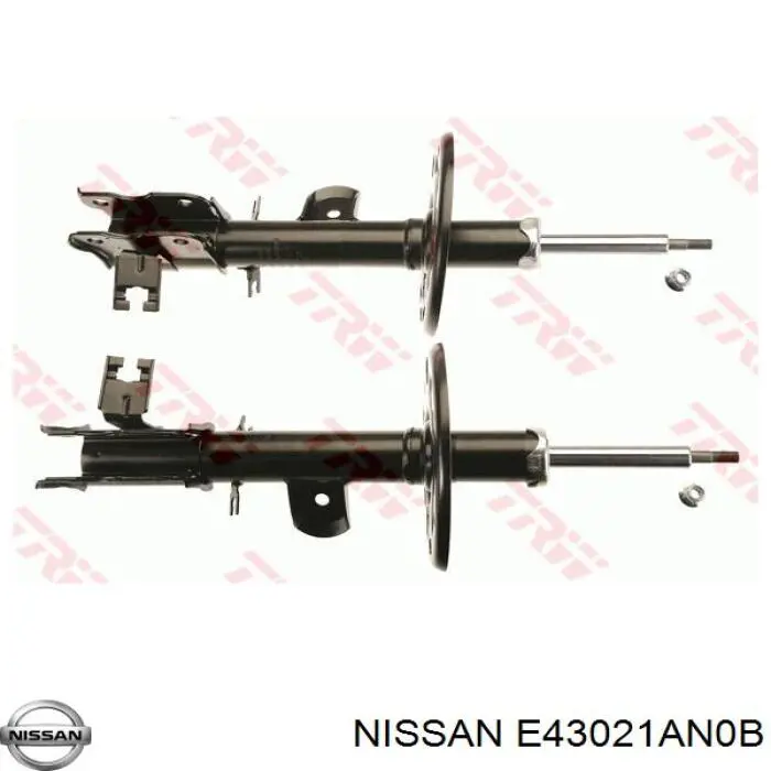 E43021AN0B Nissan/Infiniti Amortecedor dianteiro direito