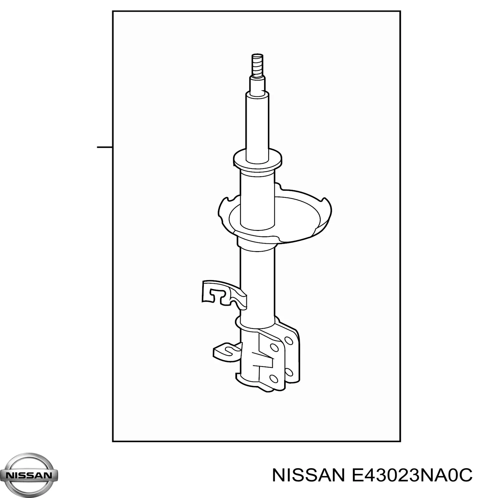 Amortecedor dianteiro direito Nissan/Infiniti E43023NA0C preço, a partir de 84,07 USD