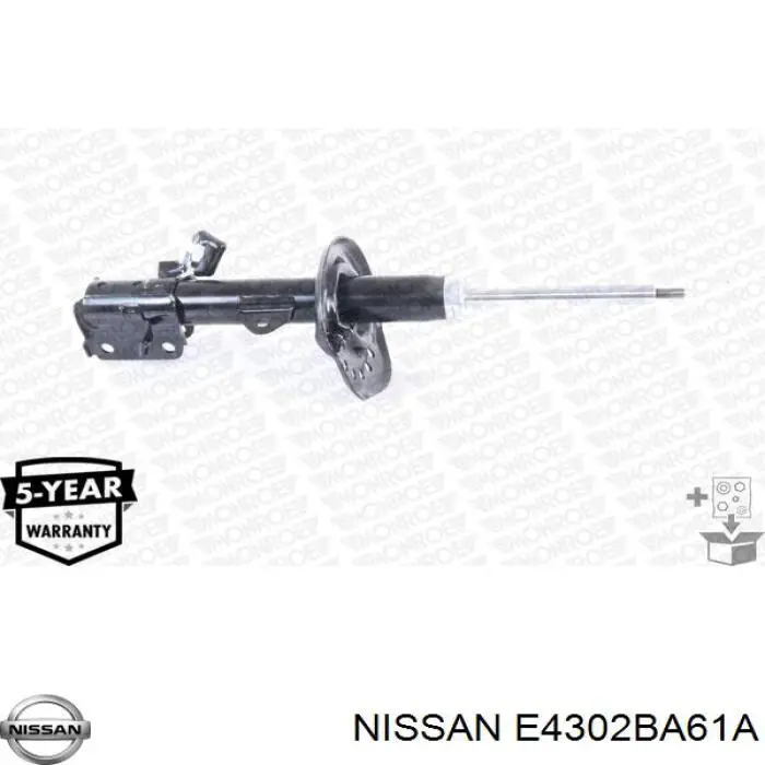E4302BA61A Nissan/Infiniti Amortecedor dianteiro direito