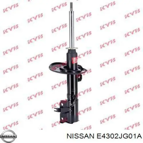 E4302JG01A Nissan/Infiniti Amortecedor dianteiro direito