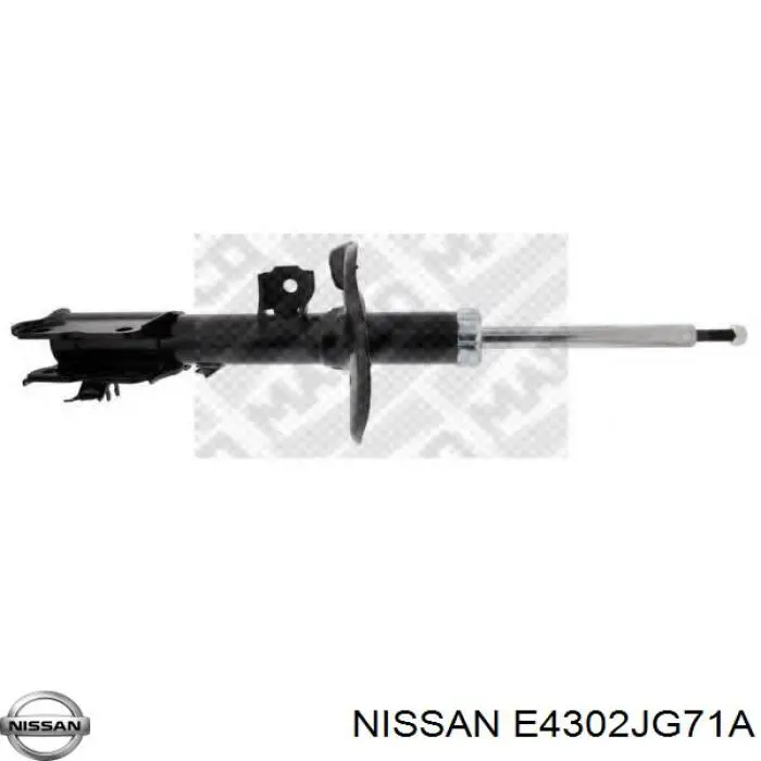 E4302JG71A Nissan/Infiniti Amortecedor dianteiro direito