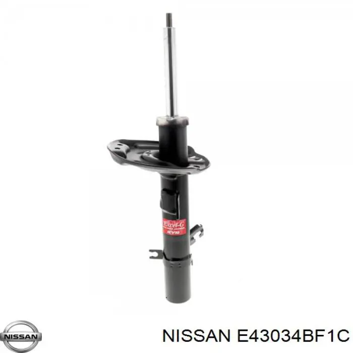 E43034BF1C Nissan/Infiniti Amortecedor dianteiro esquerdo