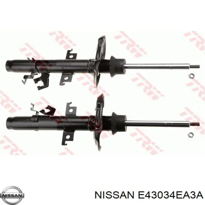 Compre E43034EA3A Nissan/Infiniti Amortecedor dianteiro esquerdo
