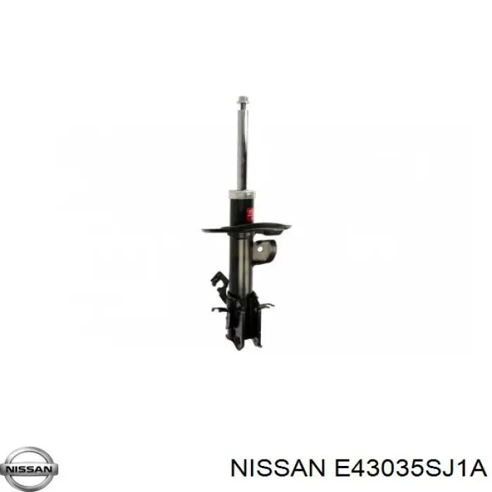E43035SJ1A Nissan/Infiniti Amortecedor dianteiro esquerdo