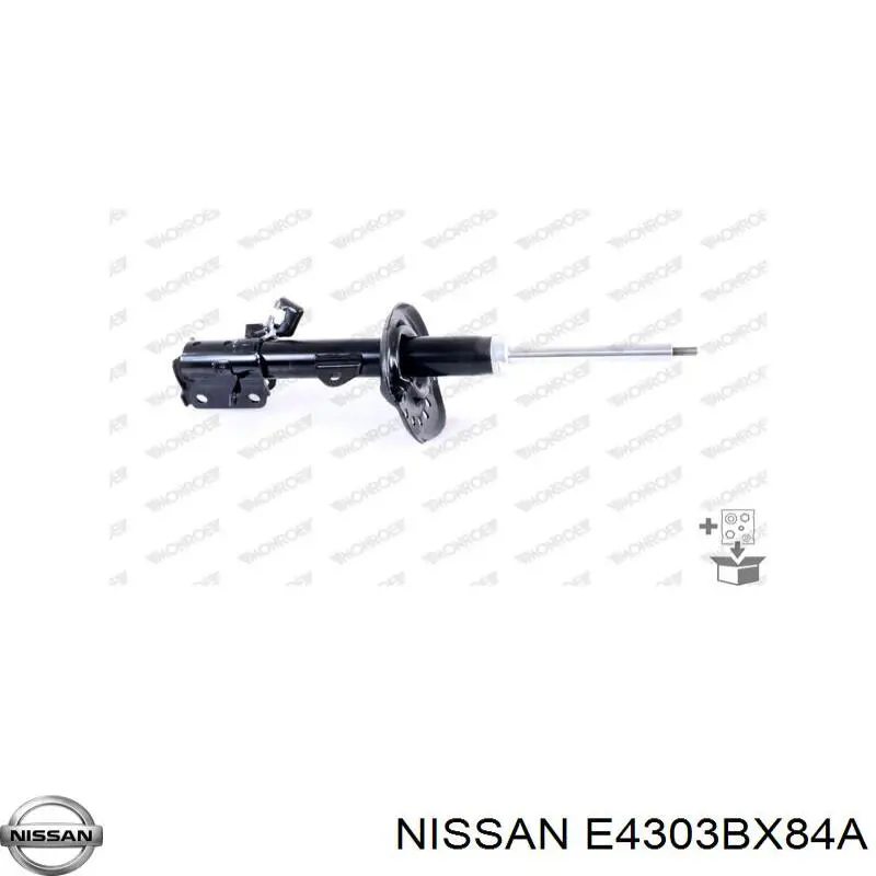 E4303BX84A Nissan/Infiniti Amortecedor dianteiro esquerdo