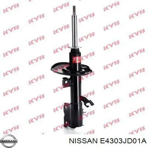 Amortecedor dianteiro esquerdo Nissan/Infiniti E4303JD01A preço, a partir de 61,20 USD