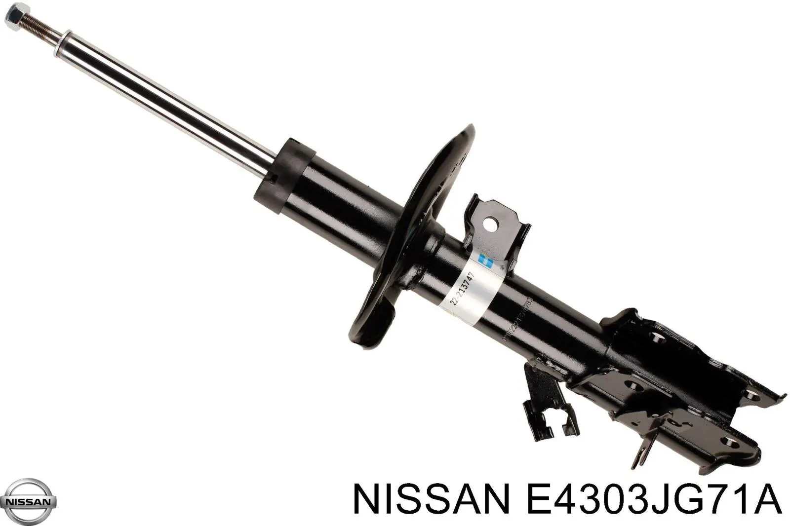 E4303JG71A Nissan/Infiniti Amortecedor dianteiro esquerdo