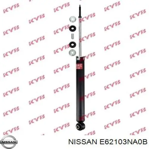 E62103NA0B Nissan/Infiniti Amortecedor traseiro