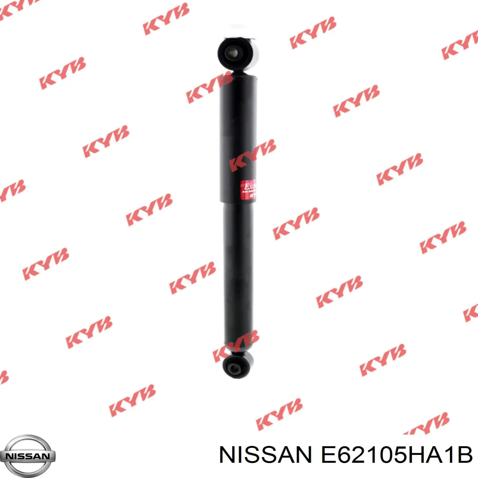 E62105HA1B Nissan/Infiniti Amortecedor traseiro