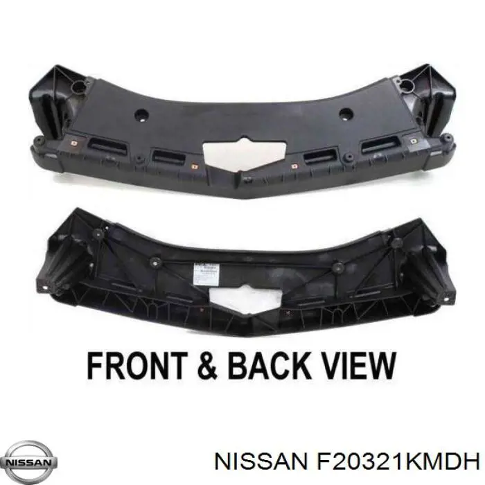 F20321KMDH Nissan/Infiniti Reforçador do pára-choque dianteiro