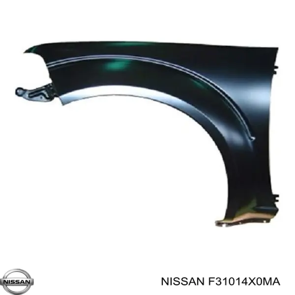 Pára-lama dianteiro esquerdo Nissan/Infiniti F31014X0MA preço, a partir de 135,67 USD
