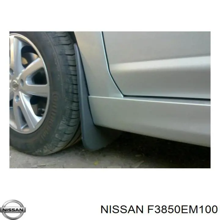 Protetores de lama dianteiros, kit para Nissan Tiida  SC11X