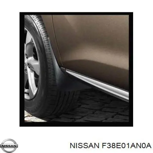 Protetores de lama dianteiros + traseiros, kit para Nissan Murano  Z51